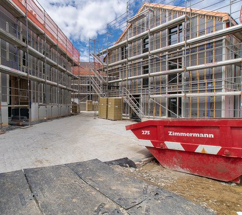 von der Baustelle