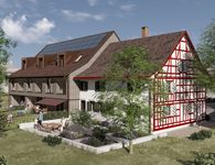 Historischer Meierhof und drei Reihenhäuser Muolen