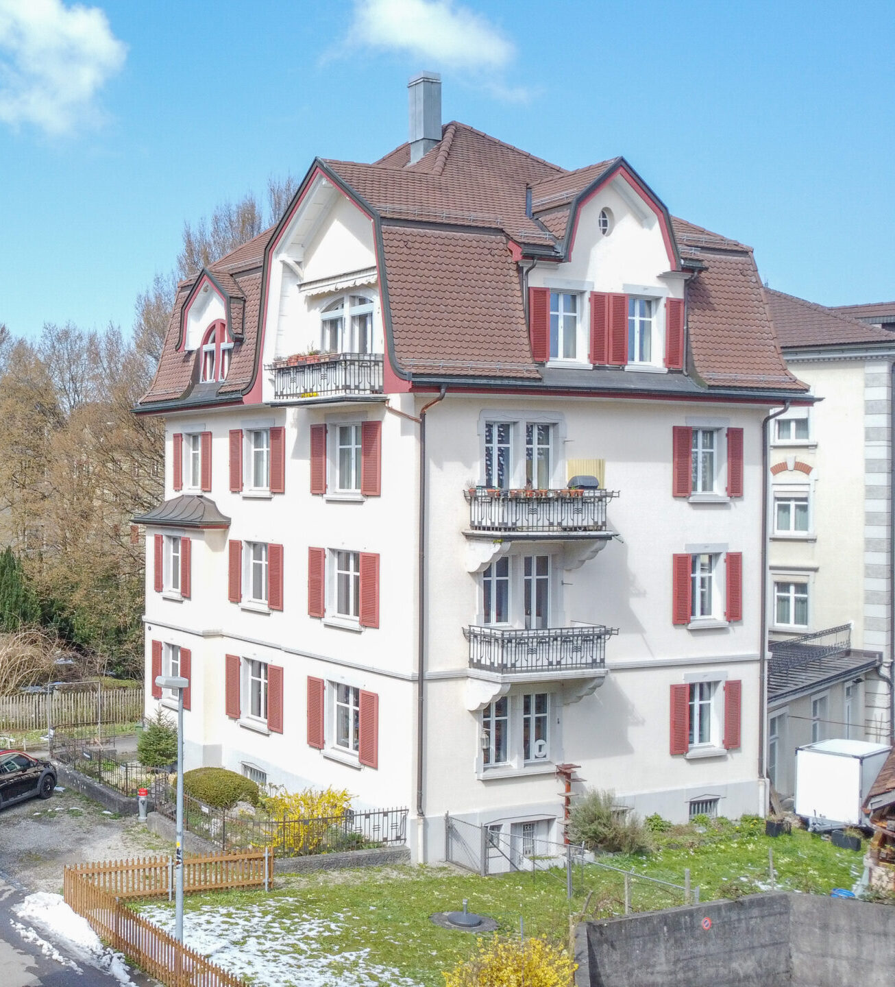 Mehrfamilienhaus von Aussen in der Region St. Gallen